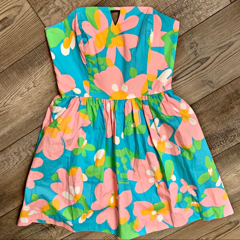 Lilly Pulitzer | Richelle Tie Back Dress SZ 00 - Picture 4 of 7
